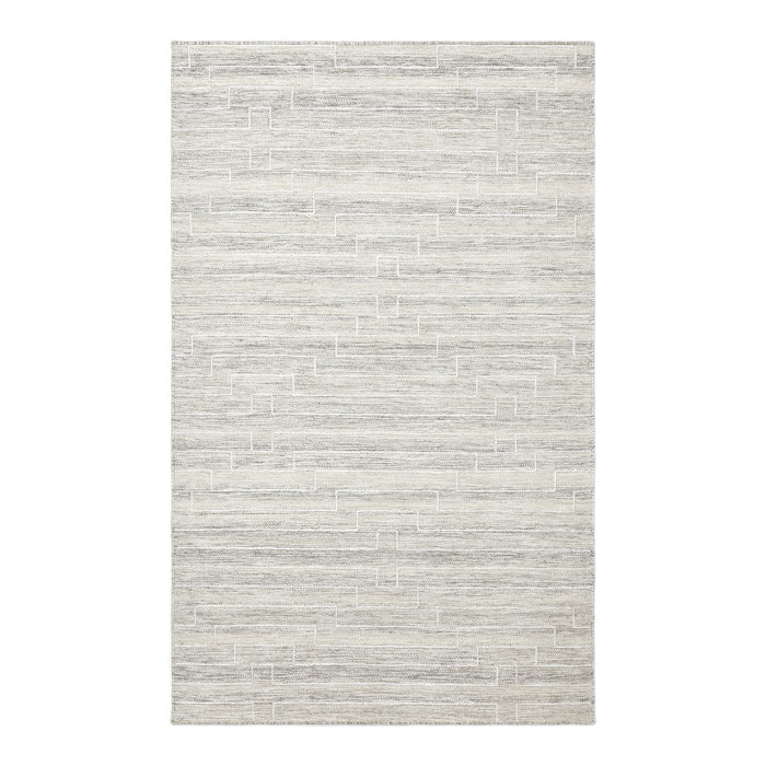 Solo Rugs Barry Flatweave Geometric Area Rug in Beige & Reviews Perigold
